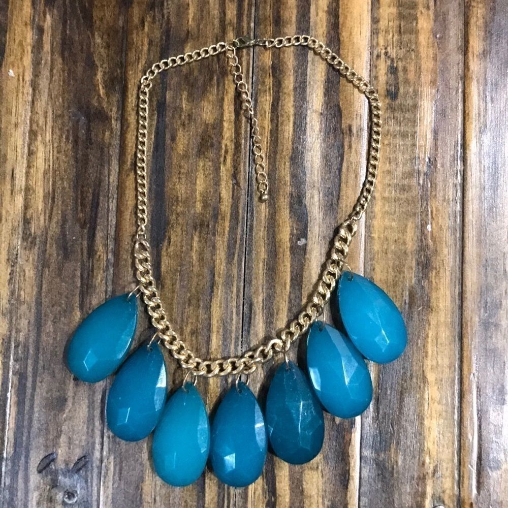 Teal Statement Necklace